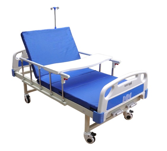 Giường Y Tế 2 tay quay Lucass GB-H02